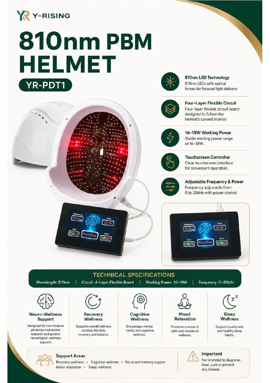 810nm PBM Helmet YR-PDT1