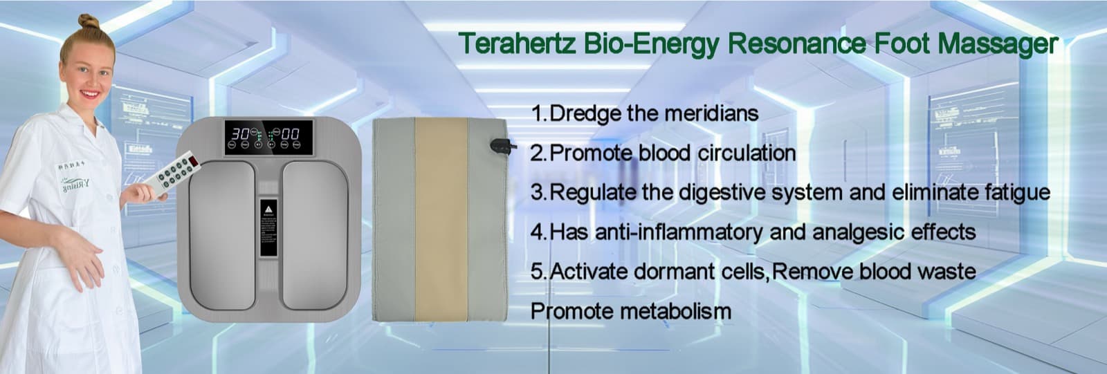 Terahertz foot massager product banner