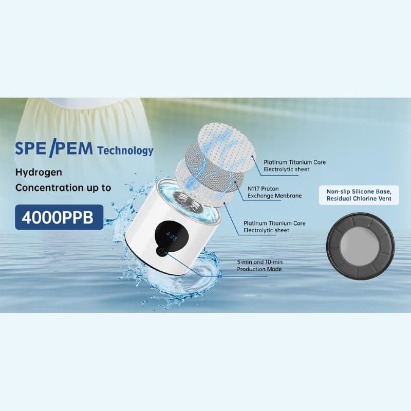 390ml Hydrogen Water Bottle